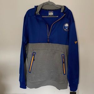 NHL Fanatics Buffalo Sabres 1/2 Zip Hoodie